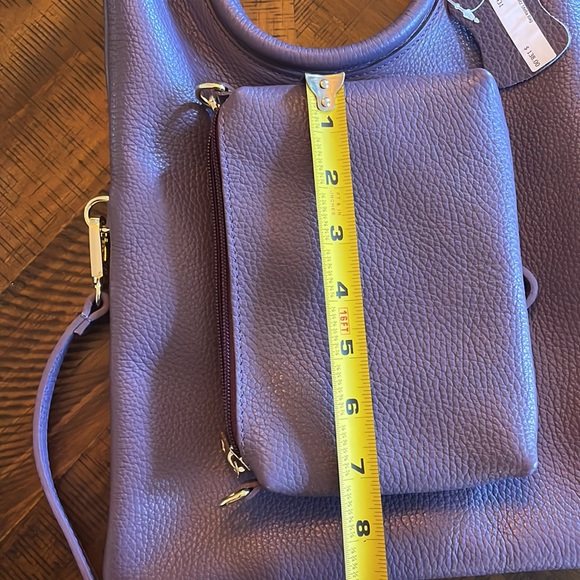NWT Leather Bag with Wristlet/Wallet - Picture 7 of 9